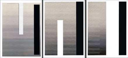 TC1: Variation #4 - (Mi Hijo,Mi Hijo)
Triptych - Acrylic on Canvas
85in. x 183in.
Installed State of Illinois Bldg. Chicago, Illinois.